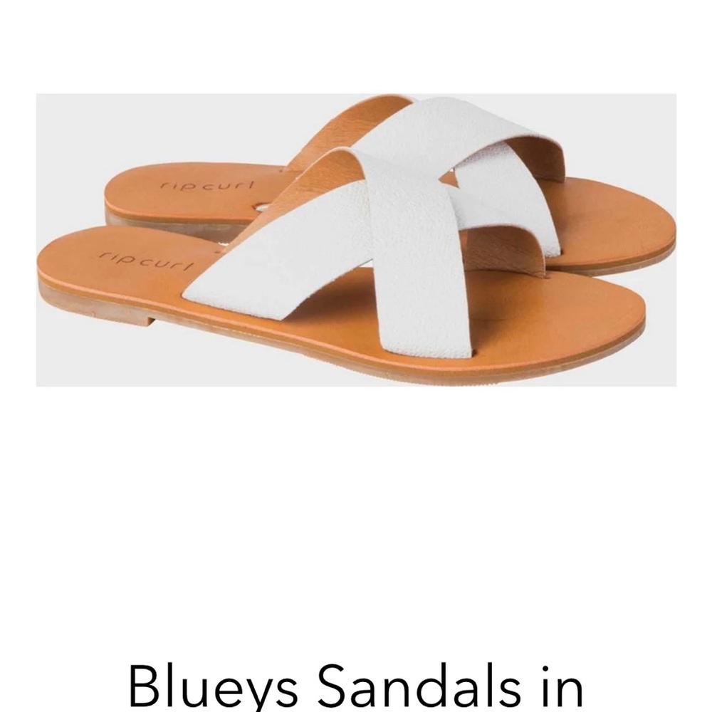 RIPCURL BLUEYS sandal size 9 in white